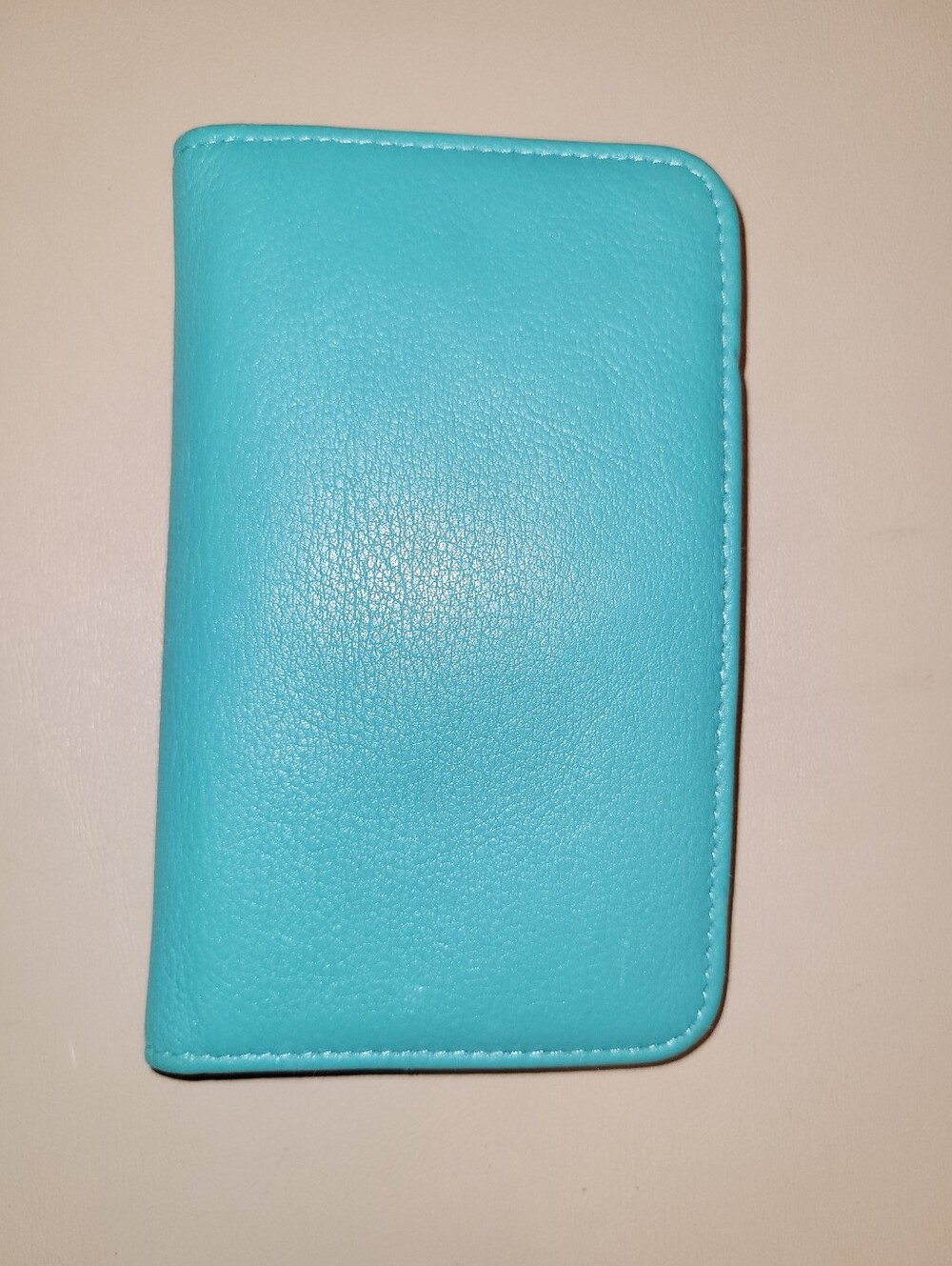 Buxton Leather Turquois Mini Wallet